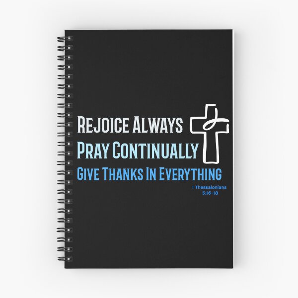 Item preview, Rejoice Always, Pray Continually, Give Thanks 1 Thessalonians 5:16-18 designed and sold by Scripture66.