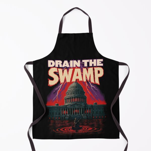 Item preview, Drain the Swamp – Anti-Establishment Political Horror Art designed and sold by Victor Shadehorn.