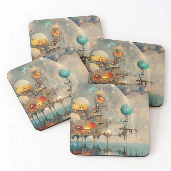 Item preview, Celestial Arches of the Floating Observatory designed and sold by NeoNebulaArt.