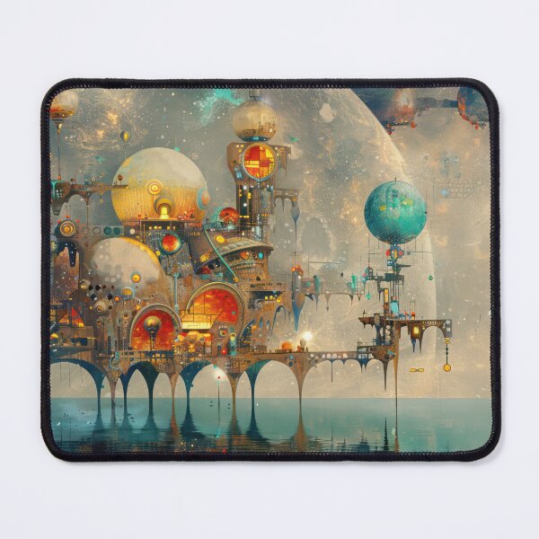 Item preview, Celestial Arches of the Floating Observatory designed and sold by NeoNebulaArt.