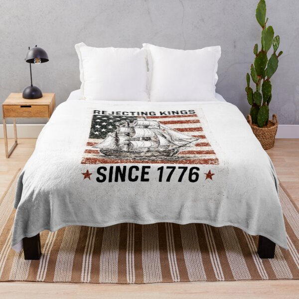 Item preview, Rejecting Kings Since 1776 Liberty Patriotic USA Sailboat designed and sold by diyoor.