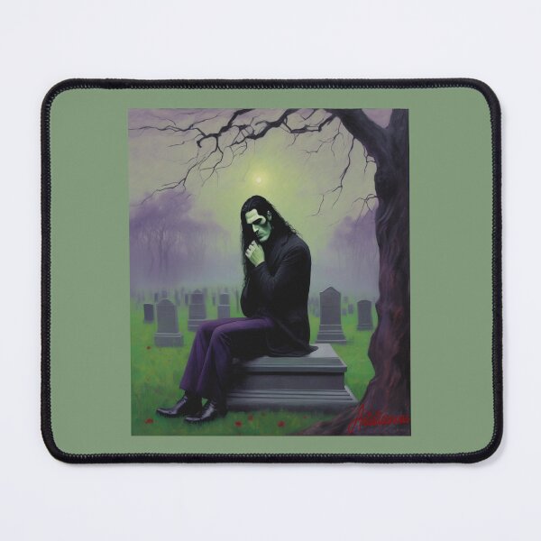 Item preview, "Ethereal Mourning: Peter Steele in Misty Cemetery" designed and sold by Artisticanvas.