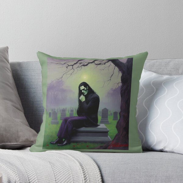 Item preview, "Ethereal Mourning: Peter Steele in Misty Cemetery" designed and sold by Artisticanvas.