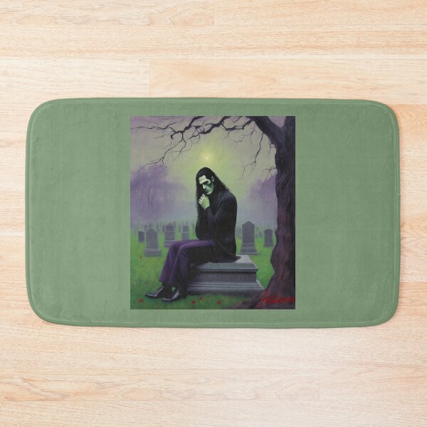 Item preview, "Ethereal Mourning: Peter Steele in Misty Cemetery" designed and sold by Artisticanvas.