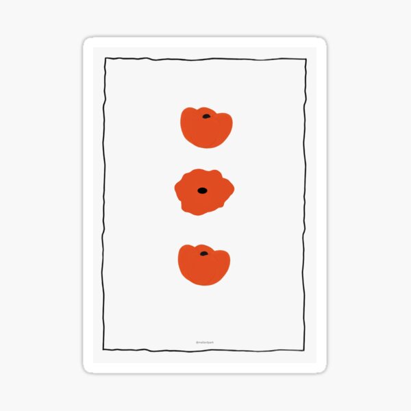 Item preview, Three Poppies designed and sold by mallardpark.