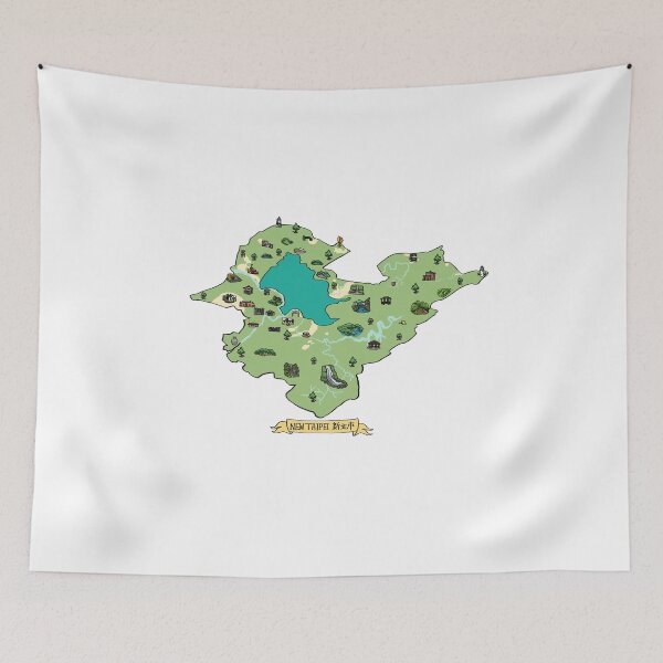 Item preview, New Taipei Taiwan Map 新北市地圖 designed and sold by Sheridan T.