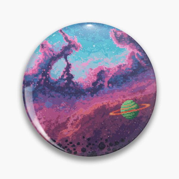 Item preview, Pixel Art Cosmic Nebula with Green Planet Case– Vibrant Space Aesthetic designed and sold by Greemo03.