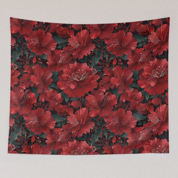 Item preview, Deep Red Flower Art designed and sold by CoolPixels.