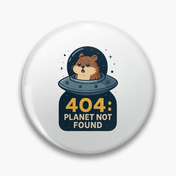 Artikelvorschau, 404: Planet nicht gefunden“ (Hamster im UFO) entworfen und verkauft von DAYandMONTH.