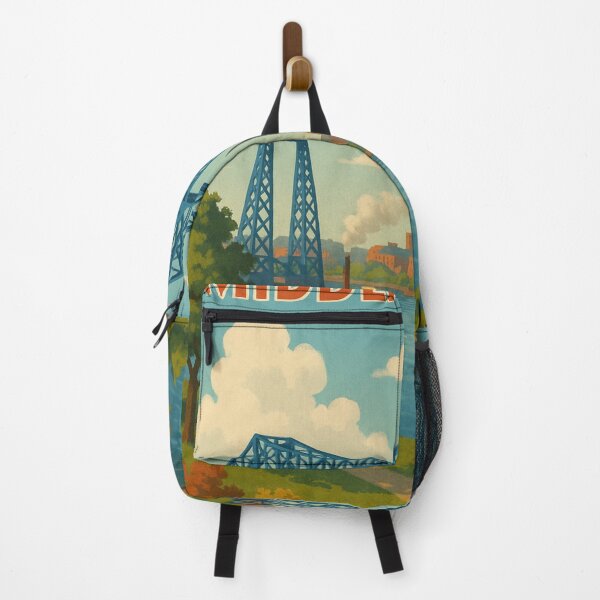 Item preview, Middlesbrough Transporter Bridge with River Tees View designed and sold by Places On Earth.