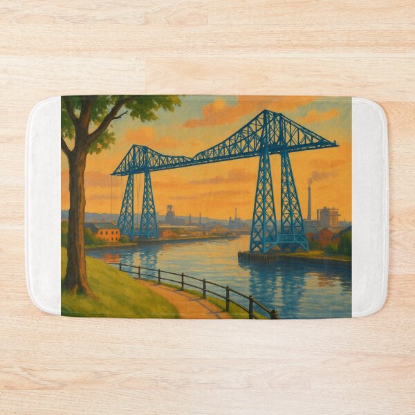 Item preview, Middlesbrough Transporter Bridge at Sunset designed and sold by Places On Earth.