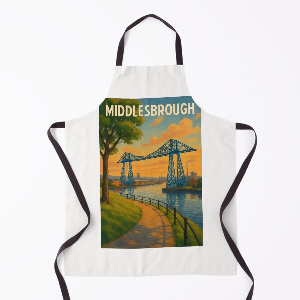 Item preview, Middlesbrough Transporter Bridge at Sunset designed and sold by Places On Earth.