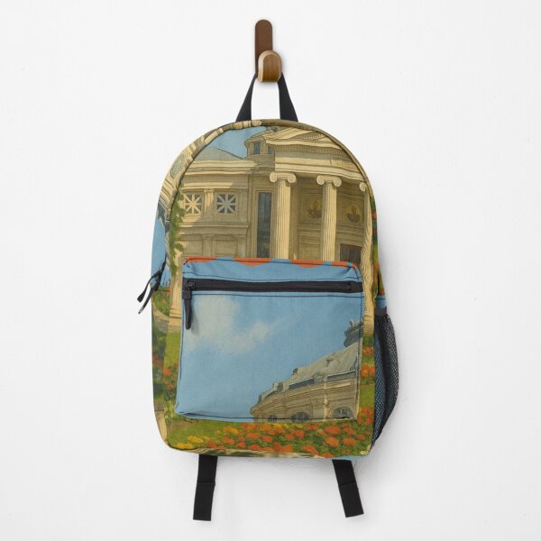 Item preview, Romanian Athenaeum in Bucharest with Garden Path designed and sold by Places On Earth.