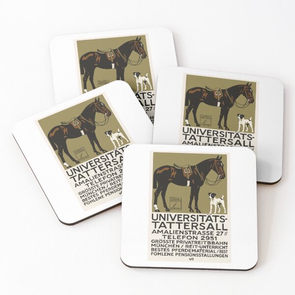 Item preview, 1912 Ludwig Hohlwein Horse Riding Poster designed and sold by retrographics.