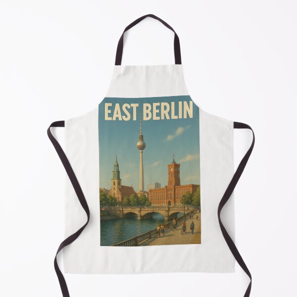 Item preview, East Berlin Landmarks with Fernsehturm and Rotes Rathaus designed and sold by Places On Earth.