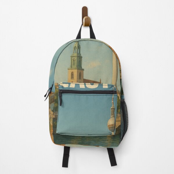 Item preview, East Berlin Landmarks with Fernsehturm and Rotes Rathaus designed and sold by Places On Earth.