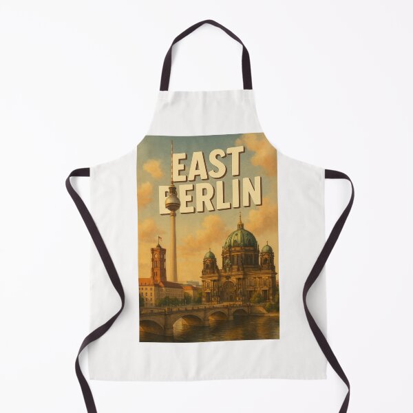 Item preview, East Berlin Cathedral and Fernsehturm with Warm Sky designed and sold by Places On Earth.