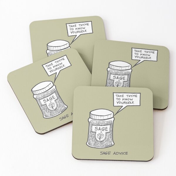 Item preview, Sage Advice: Take Thyme To Know Yourself designed and sold by PumpkinPieComic.