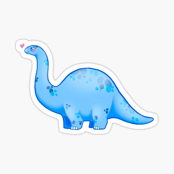 Item preview, Cute Blue Dinosaur designed and sold by VraptorDoodles.