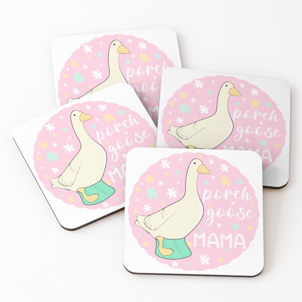 Item preview, Porch Goose Mama Sticker Miles Kimball Pink designed and sold by The Pretty Hippo Company.