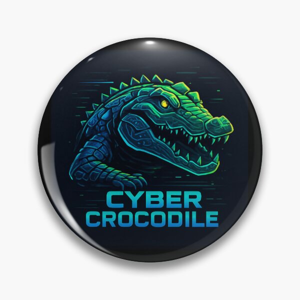 Item preview, Cyber Crocodile – Firewall Swamp designed and sold by DAYandMONTH.