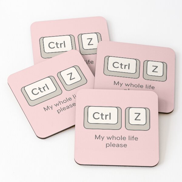 Item preview, Ctrl Z My Life Minimalist Joke designed and sold by Patternicity.