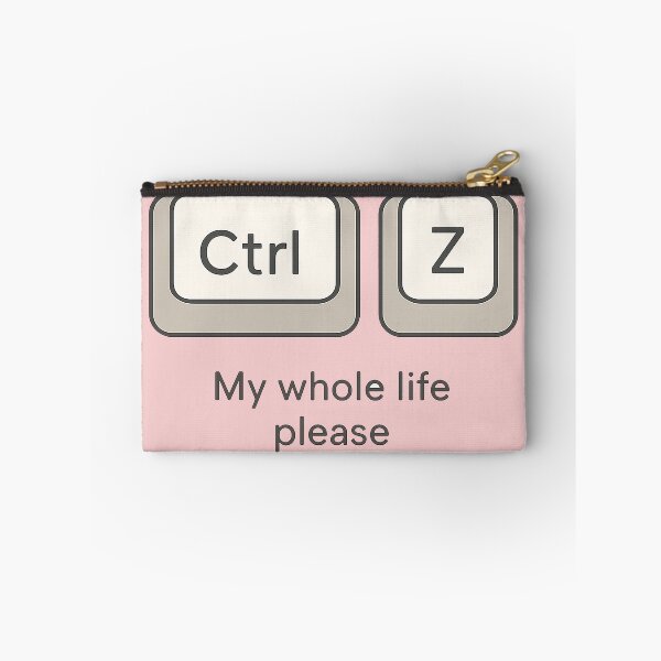 Item preview, Ctrl Z My Life Minimalist Joke designed and sold by Patternicity.