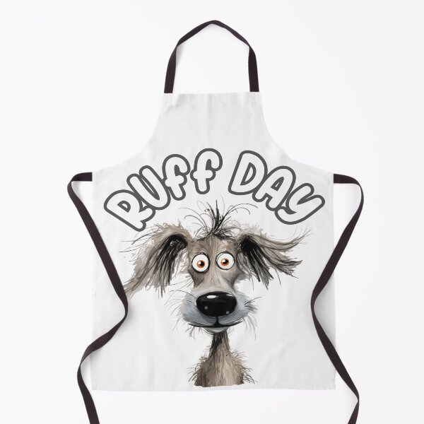 Item preview,  Ruff Day Funny Wild Dog Illustration designed and sold by ArtbyCrystal.