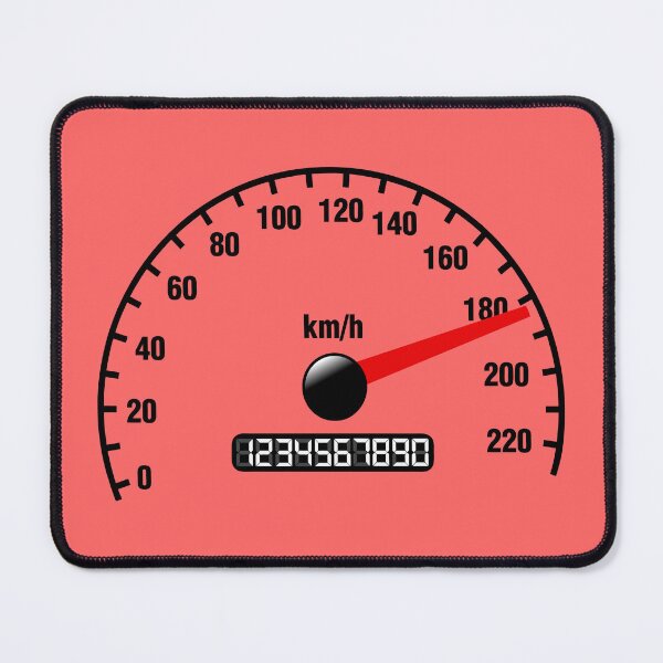 Item preview, SPEEDOMETER (#FF6666) designed and sold by Marlon Oseguera.