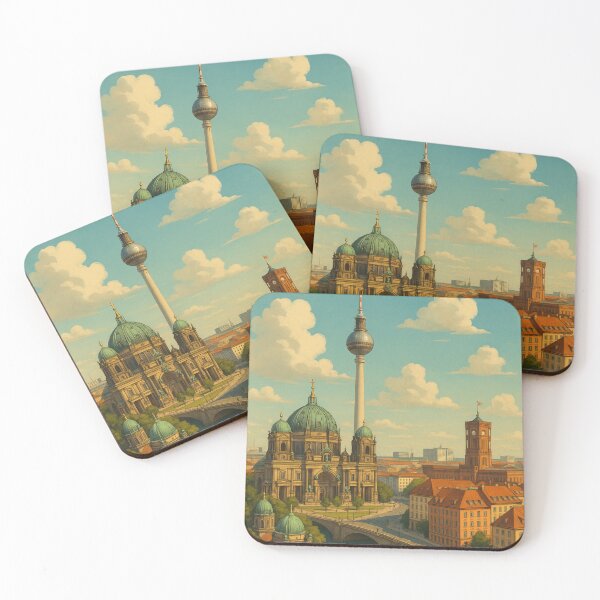 Item preview, Panoramic View of Berlin Cathedral and East Berlin Skyline designed and sold by Places On Earth.