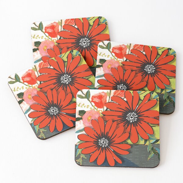 Item preview, Red Flowers designed and sold by ViaARTfactory.