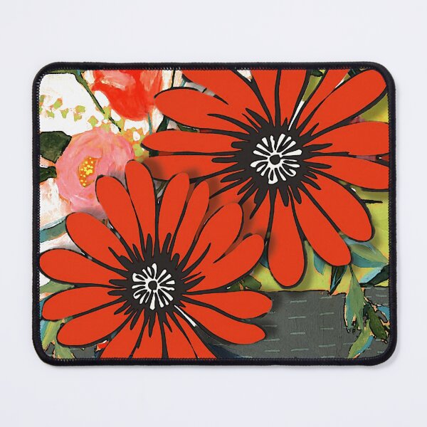 Item preview, Red Flowers designed and sold by ViaARTfactory.