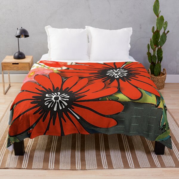 Item preview, Red Flowers designed and sold by ViaARTfactory.