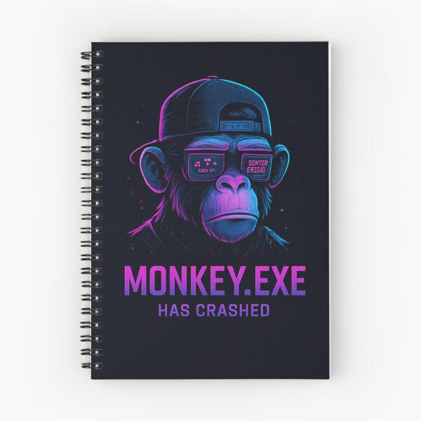 Item preview, Monkey.exe Has Crashed designed and sold by DAYandMONTH.