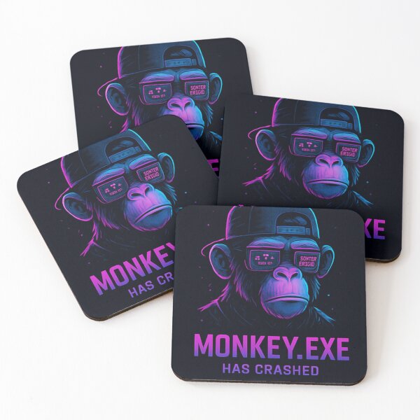 Item preview, Monkey.exe Has Crashed designed and sold by DAYandMONTH.