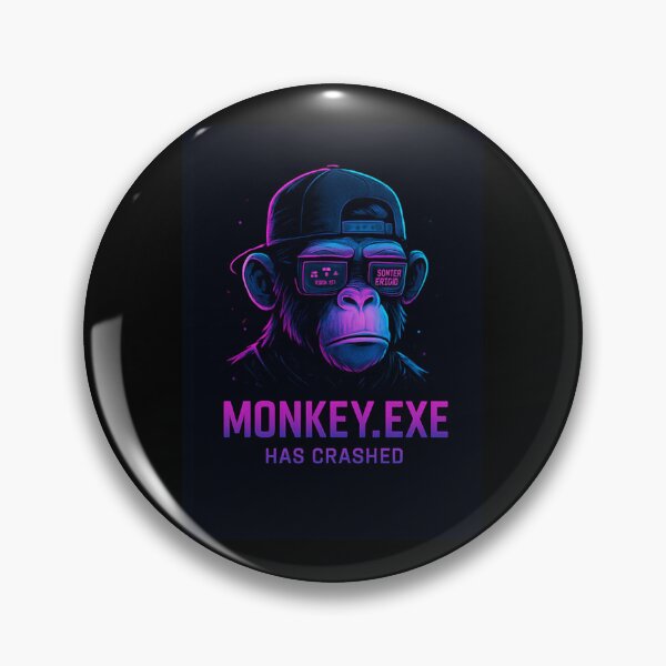 Item preview, Monkey.exe Has Crashed designed and sold by DAYandMONTH.