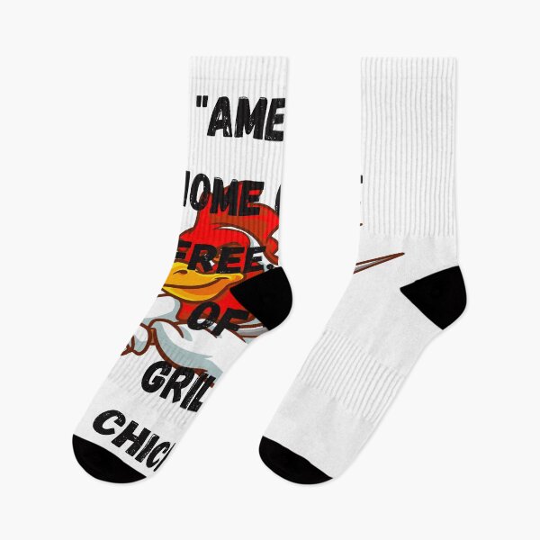Item preview, "America: Home of the Free, Land of the Grilled Chicken" designed and sold by Pamthedesigner.