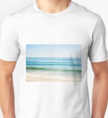 Ocean Seascape Photography, Blue Sea Landscape, Beach Waves Unisex T-Shirt