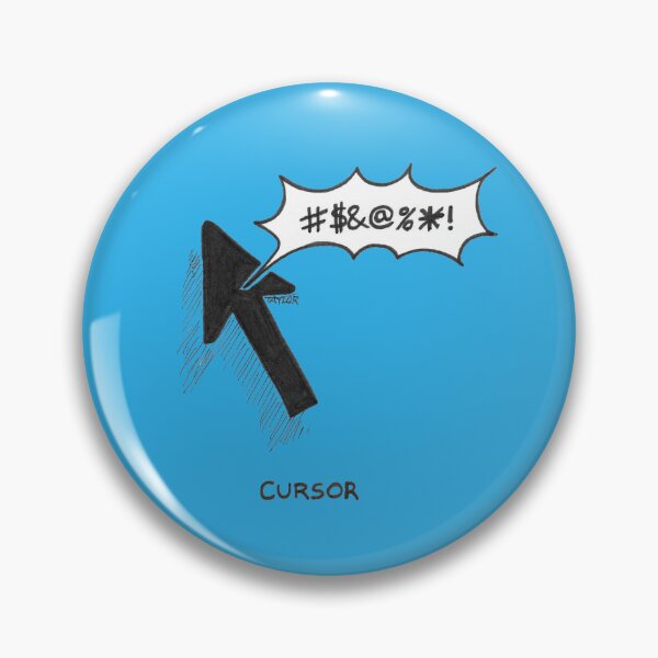 Item preview, Cursor Pun Funny Dad Joke designed and sold by PumpkinPieComic.