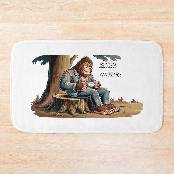 Item preview, Bigfoot Enjoy Nature designed and sold by CampfireSupplyCo.