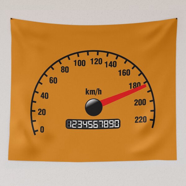 Item preview, SPEEDOMETER (#DE7D08) designed and sold by Marlon Oseguera.