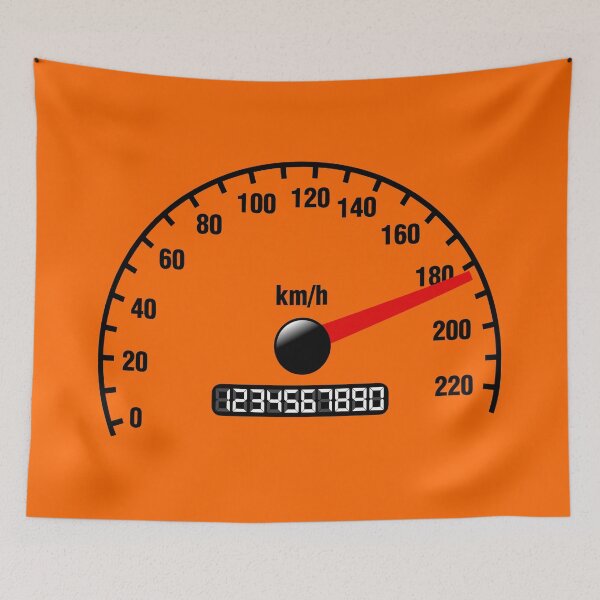 Item preview, SPEEDOMETER (#FF6600) designed and sold by Marlon Oseguera.