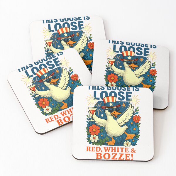 Item preview, This Goose Is Loose Red White And Boze Goose 4th Of July designed and sold by TalalosART.