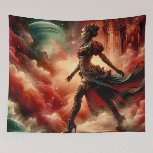 Item preview, Celestial Steampunk Voyager Tee designed and sold by Ghost Archer Illusions.