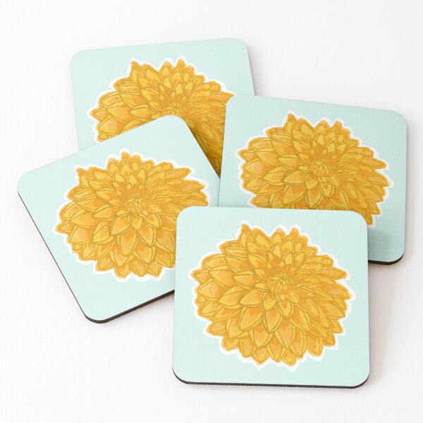 Item preview, Yellow Dahlia designed and sold by Ember-and-Ivy.