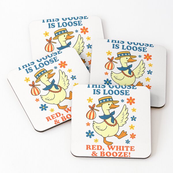 Item preview, This Goose Is Loose Red White And Boze Goose 4th Of July designed and sold by TalalosART.
