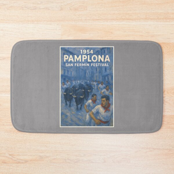 Item preview, 1954 Pamplona San Fermin Festival Poster designed and sold by retrographics.