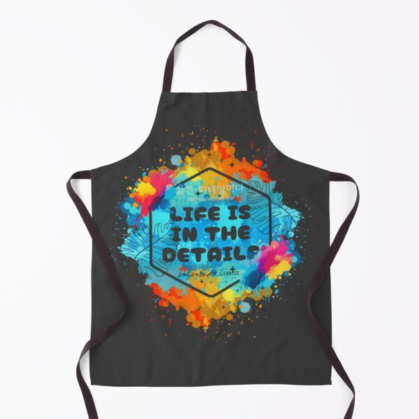 Item preview, Life Is in the Details – Korean Minimalist Quote on Mindful Living designed and sold by JM Language Service.