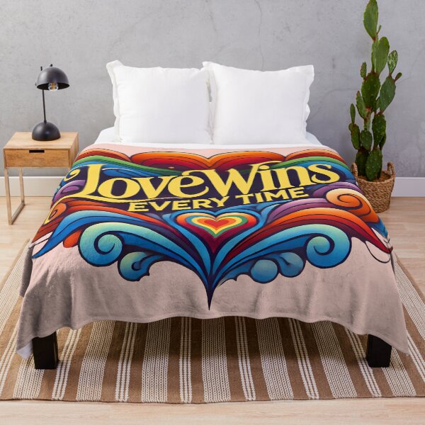 Item preview, Love wins every time, typography designed and sold by maxmaj.