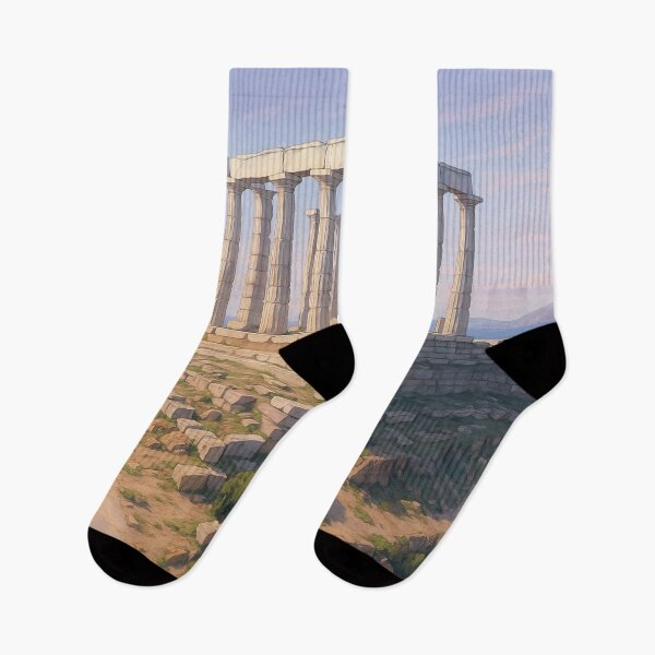 Item preview, Temple of Poseidon at Cape Sounion designed and sold by KAI-Studio.